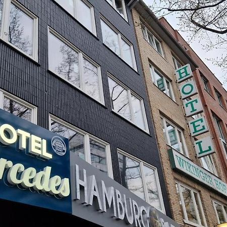 Hotel Mercedes/Centrum Hamburg Bagian luar foto