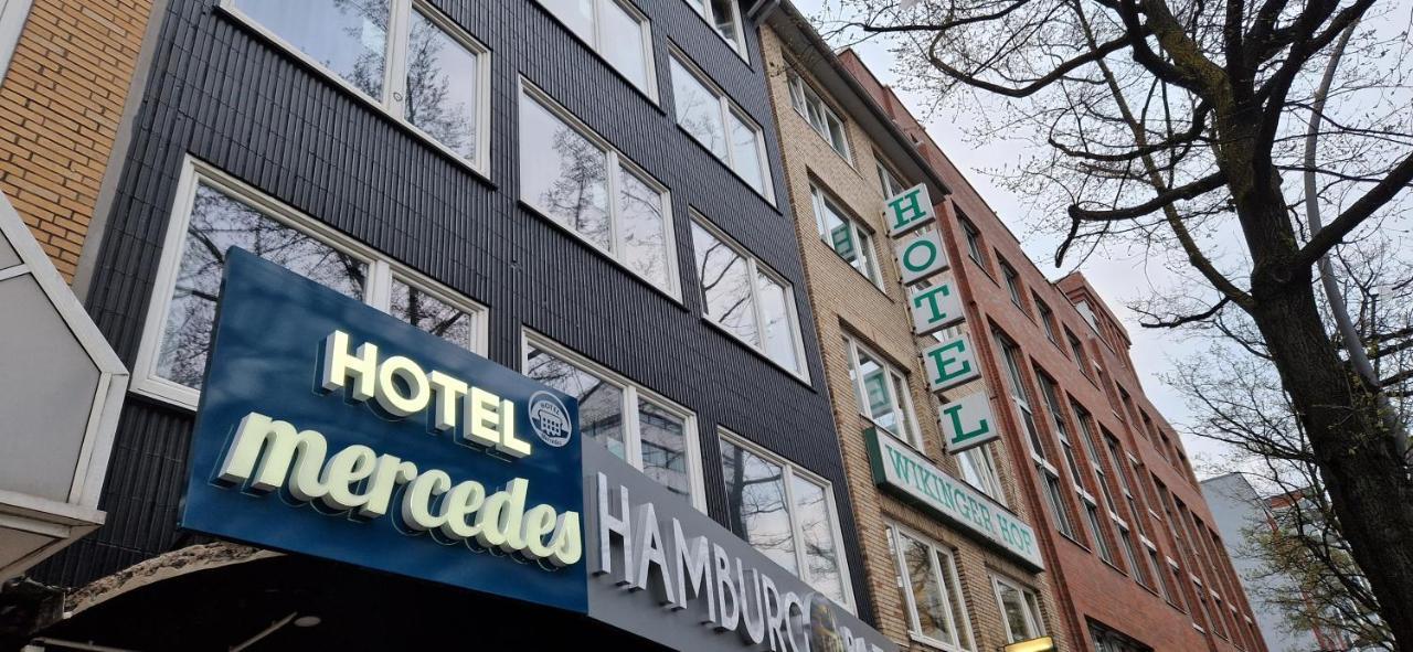 Hotel Mercedes/Centrum Hamburg Bagian luar foto