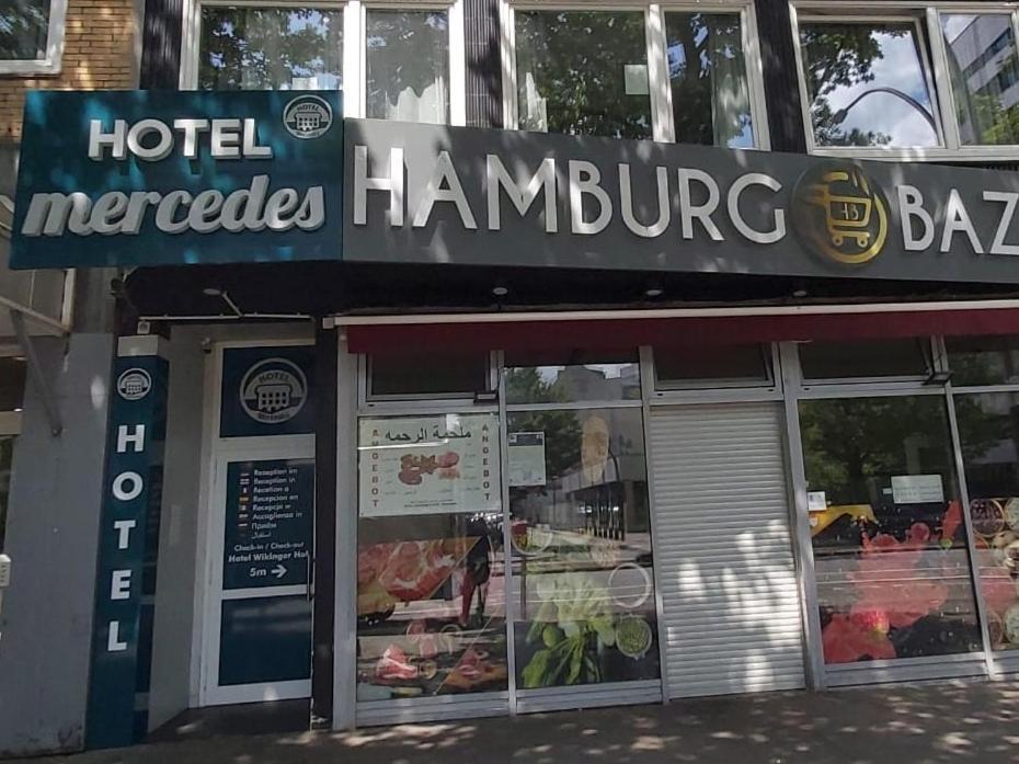 Hotel Mercedes/Centrum Hamburg Bagian luar foto